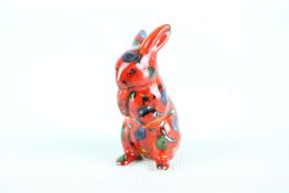 Anita Harris small rabbit signed in gold