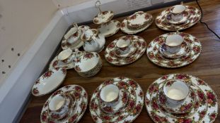 Royal Albert 'Old Country Roses' bone china part service