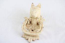 Cast iron horses head door knocker