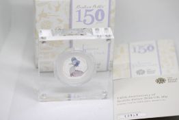 The Royal mint Beatrix potter 150 years Jemima pud