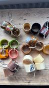 Assorted napkin rings, mixed materials