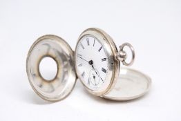 Gents Half Hunter .935 Silver Pocket Watch, interm