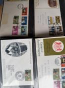 Large & full album of first day covers 1970-1985