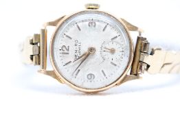 18ct Gold case Den-ro ladies vintage wristwatch