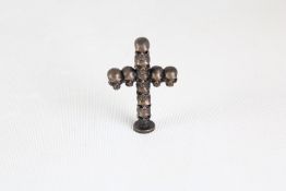 Bronze cross skulls