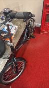 Raleigh folding bicycle with rear carrier rack