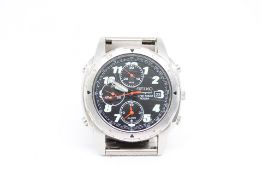 Seiko chronograph gents wristwatch currently ticki