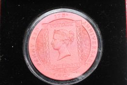 2016 1 crown penny red commemorative coin