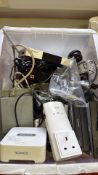 Assorted electronics including Sonos, D-Link, Samsung and Zidoo components