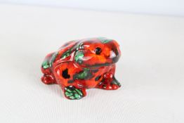 Anita Harris small toad signed in gold