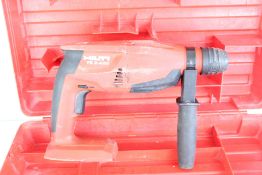 Hilti TE 2-A22 cordless rotary hammer drill with carrying case