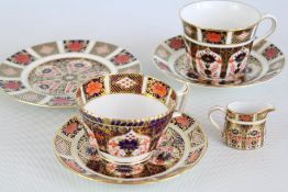 Royal Crown Derby Imari-pattern bone china part tea service