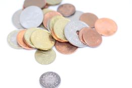 1842 Silver six pence & other coin collection