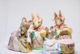 2 Royal albert Beatrix potter figures & 2 Beswick