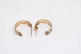 Pair of 9ct gold earrings