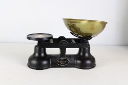 Set of cast iron scales