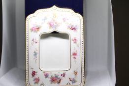 Royal crown derby Royal antoinette photograph fram