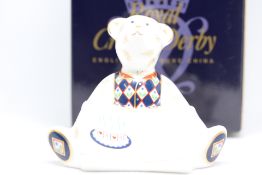 Royal crown derby happy birthday bear with box