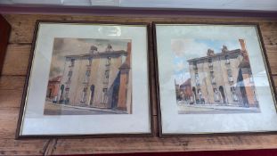A Pair of Framed Watercolours signed by Gladys Best
