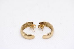 Pair of 9ct gold earrings