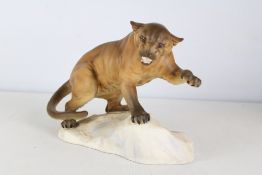 Beswick Puma on a rock