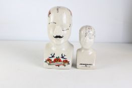 2 Phrenology heads