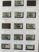 Well cataloged stamp album of British stamps, miss