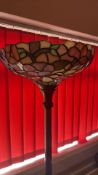 Tiffany-style leaded glass standard lamp