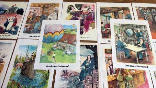 A group of Guinness Give him a Guinness! colour advertising prints