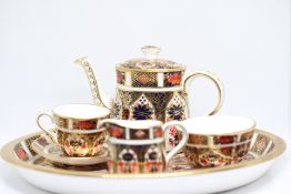 Royal Crown Derby 1128 Old Imari miniature set co