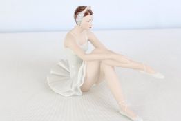 Royal Dux Bohemia porcelain ballerina figure
