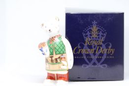 Royal crown derby bear with box