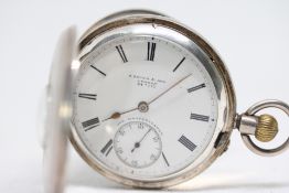 1898 S Smith & Son London Sterling Silver Half Hun