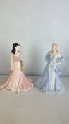 Coalport 'Collingwood Collection' bone china figures, Marie and Catherine