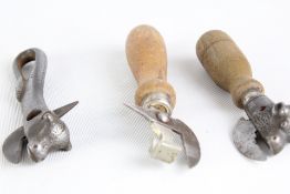 3 old tin openers