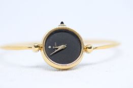 Ladies Georges Velik Paris Gold Plated Bangle Watc