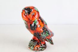 Anita Harris owl signed in gold