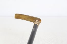 18ct Gold band walking stick