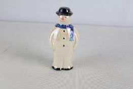 Anita Harris snowman figure signed in gold