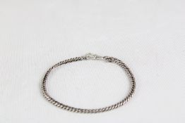 Silver wrist chain