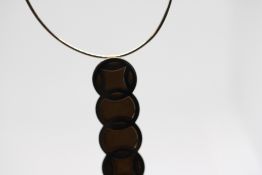 Designer silver chain & pendant