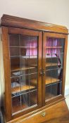 Early 20th Century Mahogany Secretaire Bookcase with claw and ball feet