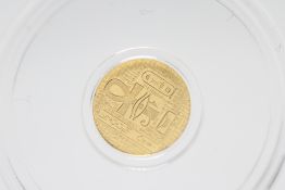 1/200 ounce possibly Egyptian gold coin