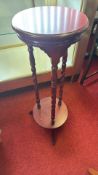Tripod Occasional Table with Barley-Twist Supports