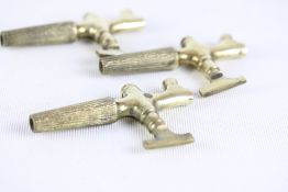 3 wine brass barrel taps