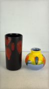Two Poole Pottery glazed stoneware vases