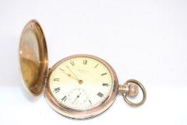 Waltham gold plated pocket watch