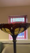 Tiffany-style leaded glass floor lamp