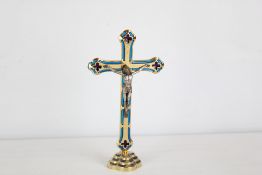 Enamelled crucifix