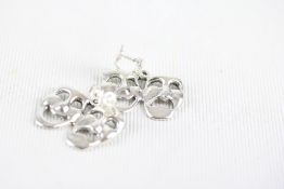 Boxed pair of mask earrings